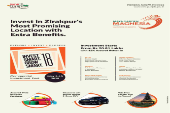 Invest in Maya Garden Magnesia and get 12% assured return, Chandigarh